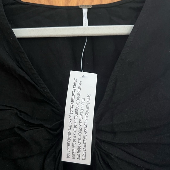 Young Fabulous & Broke Black Knot Blouse - Picture 2 of 3